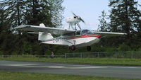 C-GHTY @ CAH3 - Shortly after returning to flight after have some work done, the Sportsman looks quite at home, coming in over the numbers of RWY 13 at Courtenay Airpark, Vancouver Island. - by Ken Wiberg