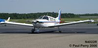 N4022R @ PVG - Patriotic colors on this Cherokee Six - by Paul Perry