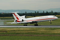 102 @ VIE - Polish Air Force Tupolev 154 landing on runway 34 - by Yakfreak - VAP