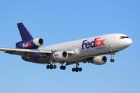 N313FE @ LAX - FedEx N313FE on final approach to RWY 24R. - by Dean Heald