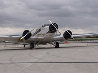 HB-HOS @ BSL - At wellcome-party for N73544 Super Constellation - by eap_spotter