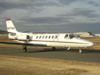 N373QS @ KBLM - taxing to drop of passengers - by William Hughes