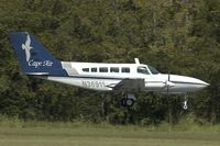 N36911 @ SJU - Cessna 402 of Cape Air landing at SJU - by Yakfreak - VAP