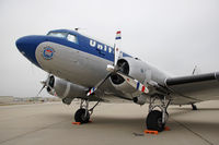 N814CL @ CMA - Clay Lacy's 1945 Douglas DC-3C N814CL O'Conner in United Airlines Mainliner livery at the 2006 EAA Camarillo Airshow.