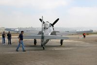 N7825C @ CMA - 1948 Grumman F8F-2 Bearcat prepaing for the 2006 EAA Camarillo Airshow.