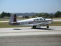 N1155G @ WVI - 1981 Mooney M20J taxying @ Watsonville Municipal Airport, CA - by Steve Nation