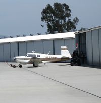 N7768M @ WVI - Distant shot of 1974 Mooney M20F @ Watsonville Municipal Airport, CA - by Steve Nation