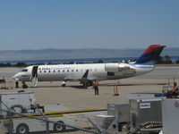 N440SW @ MRY - Delta Connection/Skywest CL-600-2B19 @ Monterey-Peninsula Airport, CA - by Steve Nation
