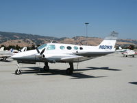 N821KB @ E16 - 1966 Cessna 411 @ South County Airport  (San Martin), CA - by Steve Nation