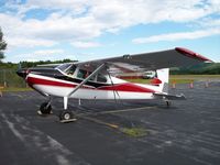 N2343C @ KCNH - Cessna 180 - by Mark Pasqualino