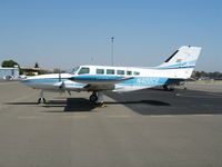 N402CE @ RHV - Cal Nice Air 1973 Cessna 402B @ Reid-Hillview Airport (San Jose), CA - by Steve Nation