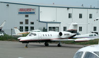 N411BA @ FRG - Lear 35 at Republic... - by Stephen Amiaga