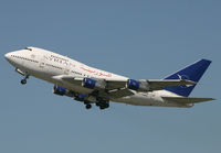YK-AHB @ EGCC - Syrian 747 - by Kevin Murphy
