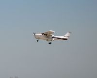 N52PR @ C83 - 1977 Cessna T210M climbing out in 100 plus heat @ Byron Airport (Contra Costa County), CA - by Steve Nation