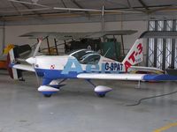G-SPAT @ EGBK - Aero AT3-R100 in the hangar at Sywell - by Simon Palmer