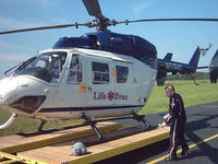 N5194C @ KFYJ - Virginia Life Evac III.  Flight Paramedic Louis Seay - by Mark Bohn