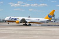 D-ABUA @ LAS - Condor Flugdienst GMBH D-ABUA 50th Anniversary (FLT CFG82) from Frankfurt Main (EDDF) touching down on RWY 25L.