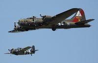 F-AZDX - Boeing B-17G Flying Fortress Pink Lady together with Wildcat G-RUMW - by Volker Hilpert