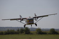 OE-FDK - Pink Aviation Skyvan at Aspersdorf - by Yakfreak - VAP