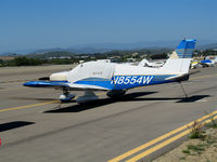 N8554W @ CRQ - 1963 Piper PA-28-235 with cover @ McClellan-Palomar Airport, CA - by Steve Nation