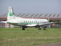 G-AYIM @ EGBE - Hawker Siddeley HS748 Series 2A - by Simon Palmer