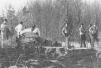 N18879 - Beech C23 crashed March 20,1987 in Semora N.C.Flew out of Danville Va. 3 Fatal. - by Richard T Davis