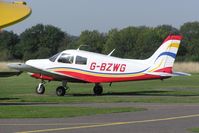 G-BZWG @ EGLG - Piper PA-28-140 Cherokee at Panshanger airfield - by Simon Palmer