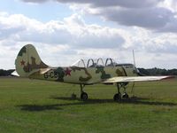 G-CBLJ @ EGLM - Romanian-built Yak 52 at White Waltham - by Simon Palmer
