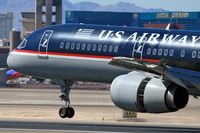 N619AU @ LAS - Close-up of US Airways N619AU (FLT USA703) from Charlotte Douglas Int'l (KCLT) landing on RWY 25L. - by Dean Heald