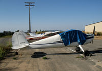 N3523V @ L18 - 1948 Cessna 140 with cover & no wings @ Fallbrook Community Airpark Airport (!), CA - by Steve Nation