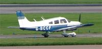 G-BCCF @ EGCC - flying lesson ends - by mike bickley