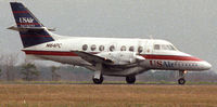 N164PC @ DAN - U.S.Air Exoress in Danville Va. in late 1980's .Today the number is not assigned - by Richard T Davis