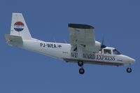PJ-WEA @ SXM - Windward Express BN2 Islander - by Yakfreak - VAP