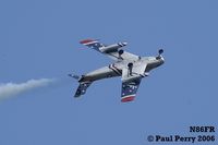 N86FR @ NCA - Inverted dirty roll with smoke on?  Yes please - by Paul Perry