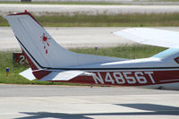 N4856T @ PDK - SPLAT went the paint on the tail! - by Michael Martin