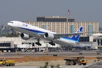 JA734A @ LAX - All Nippon Airways JA734A (FLT ANA5) departing RWY 25R enroute to Narita Int'l (RJAA). - by Dean Heald