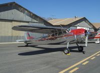 N8266R @ SZP - 1949 Cessna 195A BUSINESSLINER, Jacobs R755A 300 Hp, absolutely stunning polished finish - by Doug Robertson