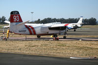N450DF @ STS - Chico-based CDF S-2T Tanker #93 with Walt Darran at the controls takes on retardent at Sonoma County Airport, CA with full load - by Steve Nation