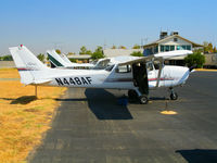 N448AF @ MYV - Beale AFB Aero Club 1998 Cessna 172R ready for training flight  @ Yuba County Airport (Marysville), CA - by Steve Nation