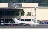 N131QS @ PDK - Tied down @ Signature Flight Support - by Michael Martin
