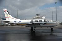 HB-LIN @ SCN - Piper  Aerostar - by Volker Hilpert