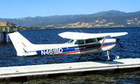N461BD - Down from Anchorage for 2006 Clear Lake Splash-in is Bigfoot Air's 1978 float-equipped 172N moored at Skylark Shores Motel, Lakeport, CA - by Steve Nation