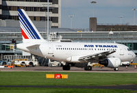 F-GUGE @ EGCC - Air France's baby Airbus - by Kevin Murphy