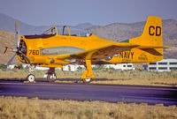N128KA @ CXP - Seen at Carson City in the evening. Scan from a slide - by Andy Marks