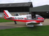G-GAOH @ EGSP - Robin DR400 at Sibson airfield - by Simon Palmer