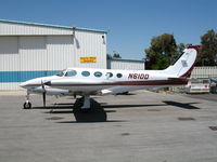 N61DD @ PRB - Eberle Winery 1980 Cessna 340A with Eberle Wild Pig TL @ Paso Robles Municipal, CA - by Steve Nation