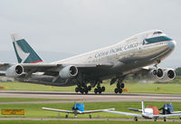 B-HIH @ EGCC - Cathay Silver Cargo - by Kevin Murphy