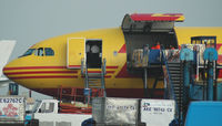 OO-DLC @ EHAM - Being loaded - by R. Staller