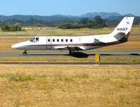 N9GY @ STS - Flight Investment 1988 Cessna 550 taxying @ Sonoma County Airport (Santa Rosa), CA - by Steve Nation