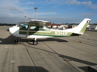 N3441F @ AJO - 1966 Cessna 182J @ Corona Municipal Airport, CA from Big Bear, CA - by Steve Nation